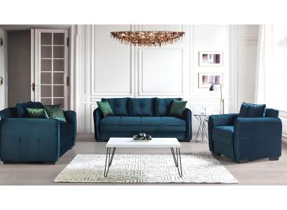  Sofa Bett Set Sëtz Këssen Sofa Set Couch 3+2+1 Sëtz Canapéë Canapéë
