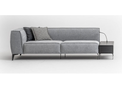 3-Sitzer Couch am modernen Stil, Luxussëtzsofa fir d'Wunnzëmmer, Luxus Stoff.