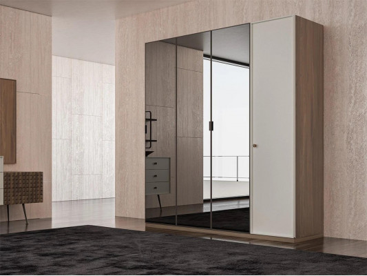 Kleedersschaf Modern Schlofkummer Holzschaf Design Schaf Miwwelen Nei