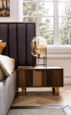 Schlofzëmmer Design Set Garnitur Better 2x Nuetsdëscher 4 Stéck Miwwelen Nei