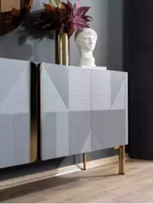 Sideboard Spigel Set Italienesch Stil 2stéck. Stuff Holzkabinett Schrack