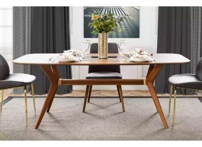 Iessdësch Design Miwwelen Iesszëmmer Dësch Luxus Italienesche Stil Holzdësch Dëscher