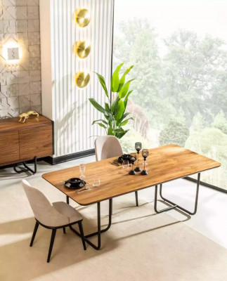 Stull Designer Holzstull Iesszëmmerstull Luxus Holz Nei Miwwelen Still Nei