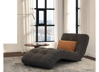 Chaiselounge Chesterfield Luucht Design Club Chaise Poliichter Stoff Couch Canapé nei