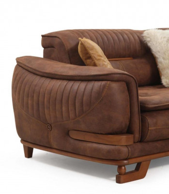 Couche-Situatioun Sofa Situatioun Komplett Couch-Situatioun 3+3+1 Sëtz Plangfauteuil
