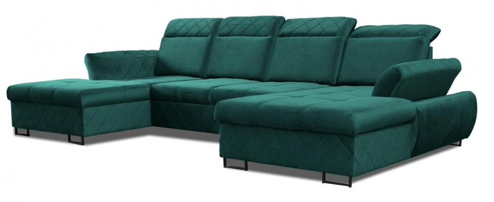 Wunnlandschaft Sofa Canapé Polstersofa Eck Neien Designer U-Form Ecksofa XXL