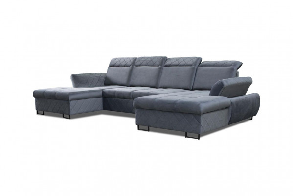 Wunnlandschaft Sofa Canapé Polstersofa Eck Neien Designer U-Form Ecksofa XXL