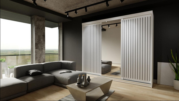 Schaf Modernen Stil Schief Luxus Klassesch Schlofzëmmer Kleederschaf Holz