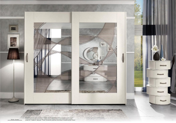 Luxus Kleederschaf mat Schiefdieren Schlofzëmmer Schaf Schief Holz Modern