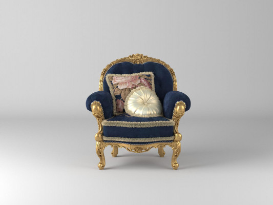 Nei Sessel Sofas Canapé Klassesch Textil Klassesch Miwwelen Luxus 1 Sëtzer Canapé