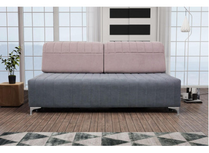 Design Lounge Stoff Couch Sofa 2-Sëtzer Polster Sofas Nei Textil Stoff Nei