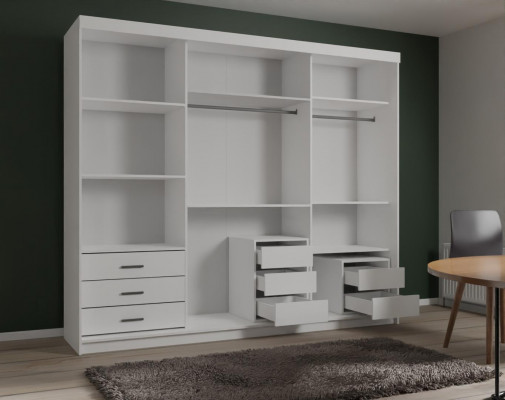 Miwwelen Wunnen Miwwelen Holz Nei Kleederschaf Designer Héichglans Kleederschief