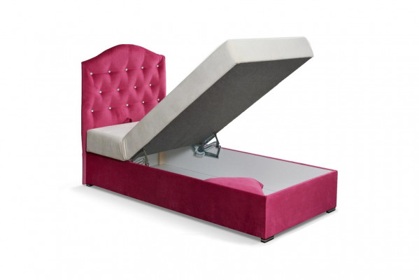 Miwwelen 120x190 Polster Textil Better Luxus Design Rumm Chesterfield Eenzelbett