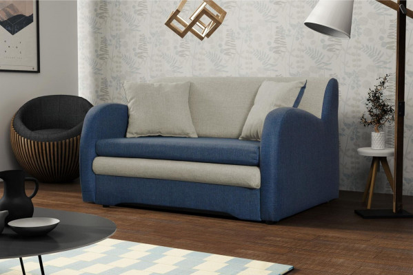 Miwwel Relax Sëtz Design Couch Lounge Textil Landhaus Fautteuil Stoff Sofa Eensëtzer