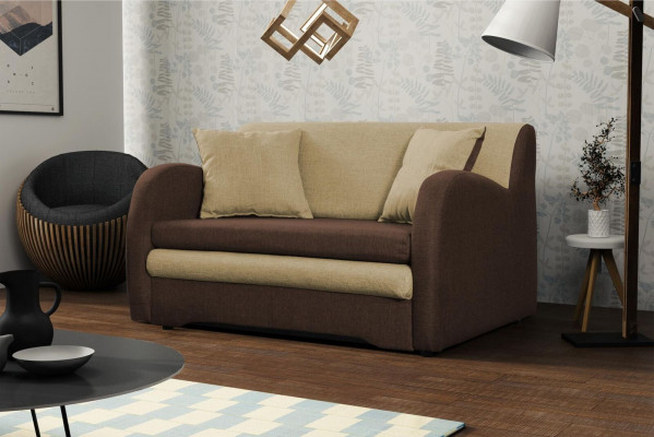 Miwwel Relax Sëtz Design Couch Lounge Textil Landhaus Fautteuil Stoff Sofa Eensëtzer