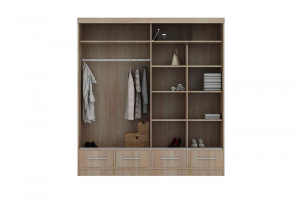 Designer Kleederschaf Kommoudë XXL mat Bueden Kommodenschaf Schaf