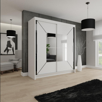 Héichglanz Regaler Schaf Regal Kleederschief 180cm Vestiaire Kleederschaf