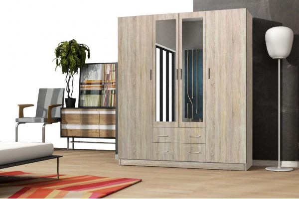 Schaf Modernen Stil Stillen Luxus Klassesch Kleederschaf Schlofkummer Holz