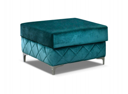 Hocker Polsterhocker Sëtzocker Hocker Bäistell Textil Hocker Pouf Fousshocker
