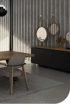 Designer Iesszëmmer Set Iessdësch Still Iessbank Moderne Stil Holzmöbel