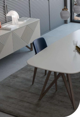 Iesszëmmer Garnitur Modern Iesszëmmer Garnitur Wäisst Sideboard mat Stauraum