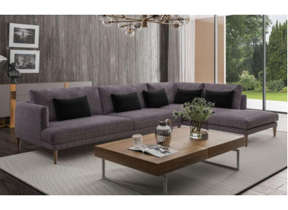 Wunnlandschaft Sofa Ecksofaen L-Form Textilmöbel Modern Ariichtung