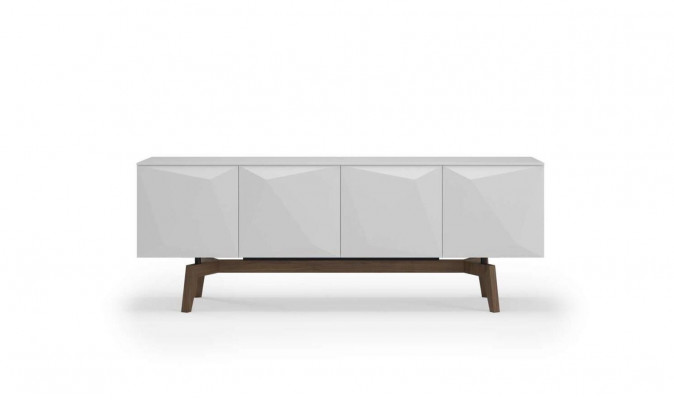Wäisst Sideboard Mat Stauplaz Iesszëmmermiwwel Luxus Holzmëbelen Modern