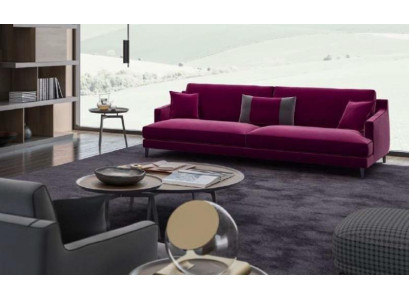 Rosa Dräisëtzer Modern Canapé Wunnzëmmer Sofaen Stilmiwwel Luxus Design