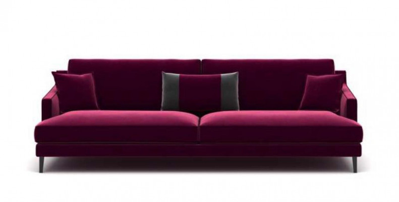 Rosa Dräisëtzer Modern Canapé Wunnzëmmer Sofaen Stilmiwwel Luxus Design