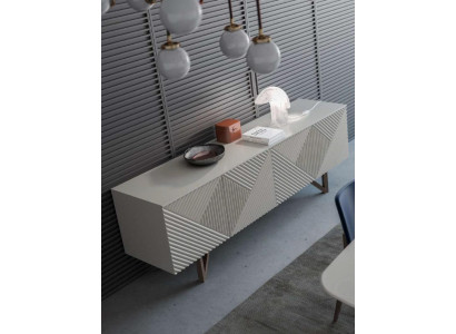 Moderne gro Kommod Luxus Säitenschaftsënnerstell mat Stauraum Stil