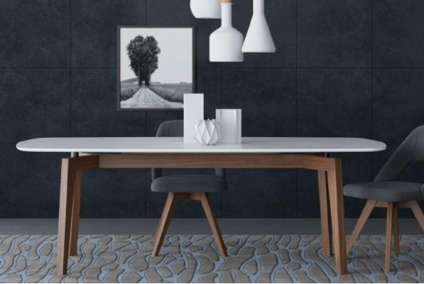 Groussen Iesszëmmerdësch Modern Kichenmiwwelen Luxusdëscher Holzmiewwele