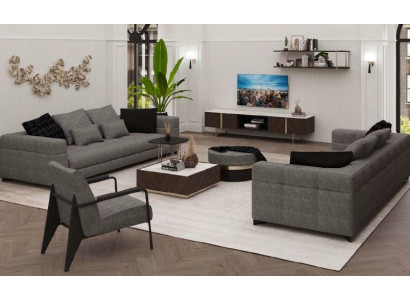 Groer Sëtzessel Edelstolféiss Modern Wunnzëmmermëttelen Sëtzessel Sofa Canapé