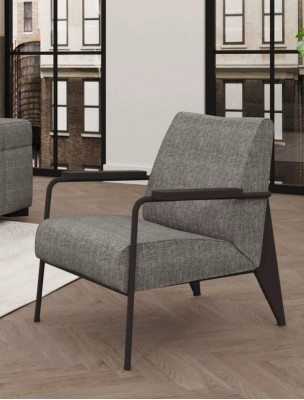 Groer Sëtzessel Edelstolféiss Modern Wunnzëmmermëttelen Sëtzessel Sofa Canapé