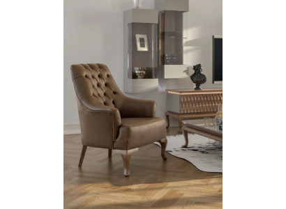 Brongen Chesterfield Eenzaars Wunnzëmmermiwwel Moderne Luxus Fauteuil