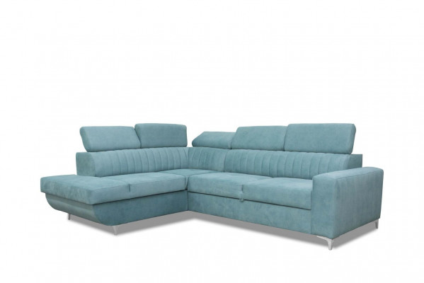 Bloos Canapé Wunnlandschaft Stoff Eck Canapé Design Textil Canapé L-Form Miwwel