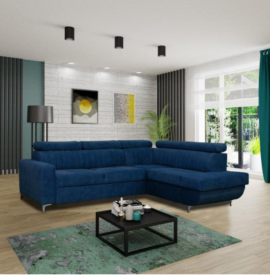 Sofas L-Form Textil Canapé Eckplaz Sëtz Sofa Wunnzëmmer modern Gréng Couchen Miwwelen