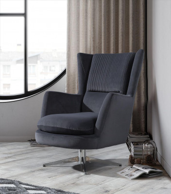 Luxus Einsëtzeger Fotell 1 Sëtz Gepolsterz Sëtz Designer Textil Modern
