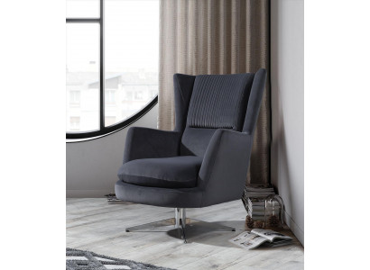 Luxus Einsëtzeger Fotell 1 Sëtz Gepolsterz Sëtz Designer Textil Modern