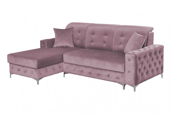 Chesterfield Schlof Canapé Sofa Gepolstert Miwwelen Ecksofa L-Form Sofa Modern