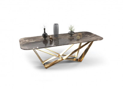 Luxus Iessdësch Marmor Iessdëscher Dësch Design Luxus Ariichtung 160x80