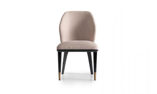 Iessck Eck-Iesszëmmer Iessgrupp Luxus-Iessdësch Still Beige Holz Set 7 Deeler