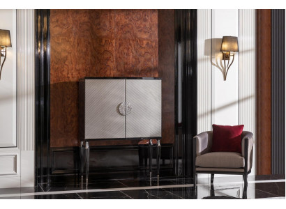 Garnitur Fauteuil Barschaf Grau Stoff Ouerfauteuil Bar Wunnzëmmer Set