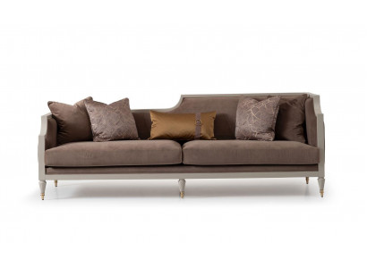 Viersëtzer Sofa 4 Sëtzer Stoffsofa Brong Polstersofa Sofa Wunnzëmmer