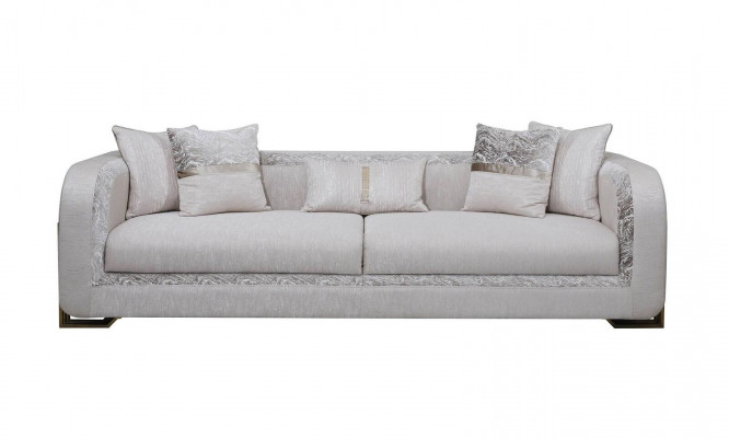 Dräisëtzer Sofa 3 Sëtzer Gro Polstersofa Stoffssofa Modern Sofen