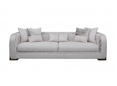 Dräisëtzer Sofa 3 Sëtzer Gro Polstersofa Stoffssofa Modern Sofen