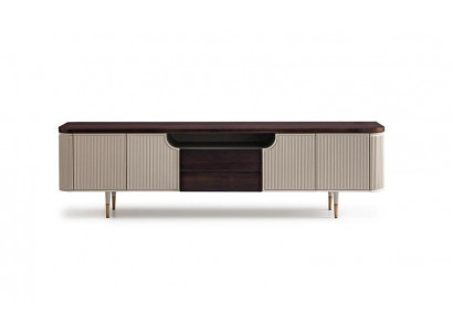 Sideboard TV Stänner RTV Lowboard Holz Beige Modern Dësch Wunnzëmmer