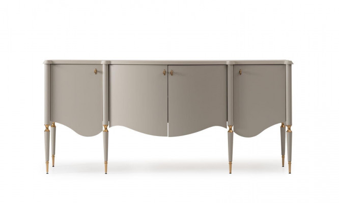 Anrichte Kichenbuffet Schaf Holz Beige Kommode Iesszëmmer Miwwelen