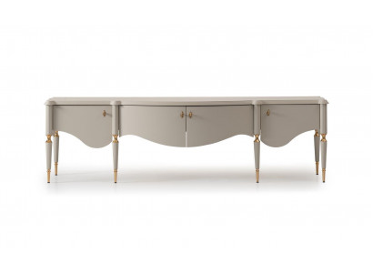 Sideboard RTV Lowboard TV Stänner Beige Holz Wunnzëmmer Dësch Schaf