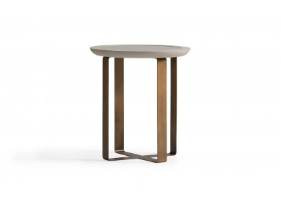 Kaffisdësch Sofa-Dësch Couchdësch Säitendësch Gold Wunnzëmmer Metall