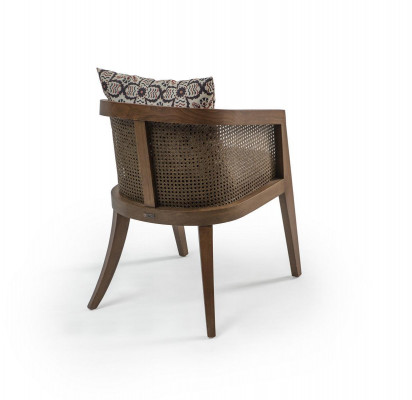 Iesszëmmer Holzstull Design Armleunestull Modern Miwwelen Ariichtung Still